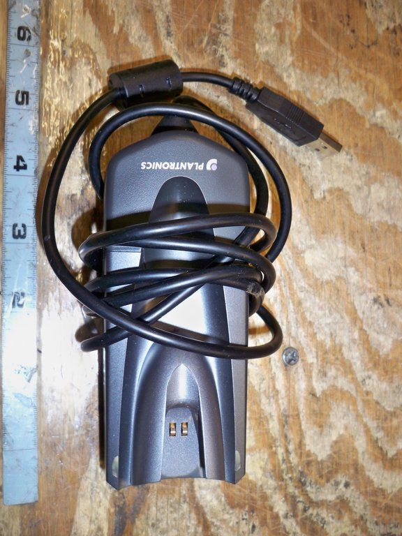 Plantronics VOIP CS50 Headset w/Base & USB Charging Cradle  