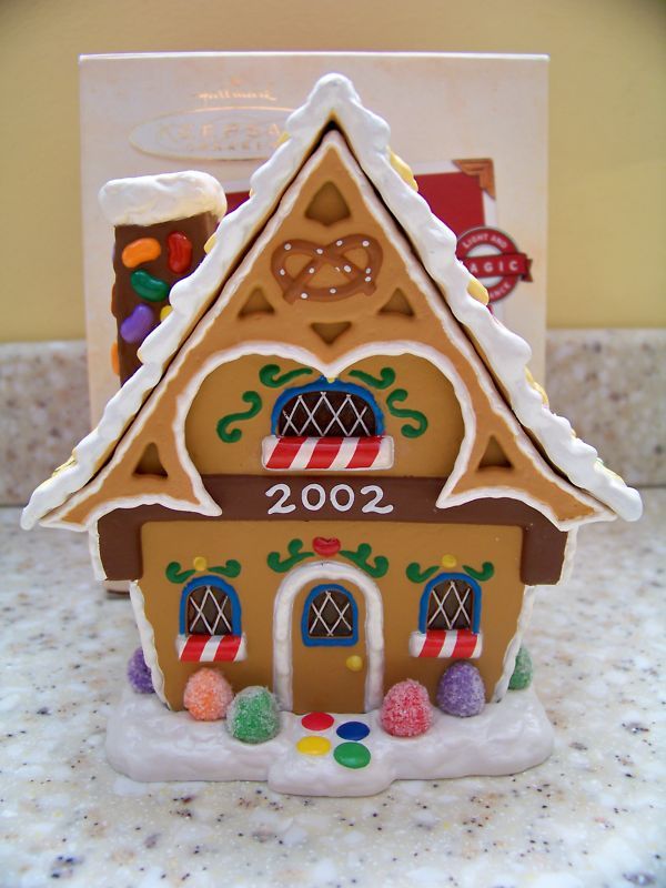 Hallmark 2002 Gingerbread Cottage Magic Ornament  