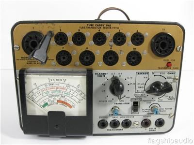 Vintage Hickok 820 Transistor Caddy Pal Tube Tester Checker  
