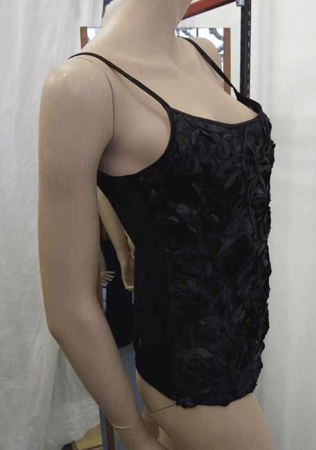 Joseph Ribkoff 10BNWT Heavenly Black Satin Roses+Bolero  