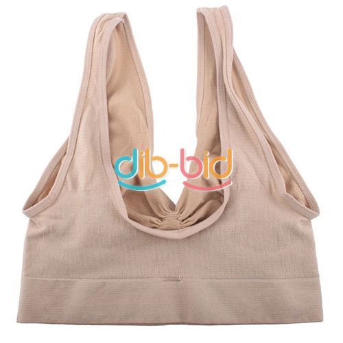 1PCS NEW Lady Shear Seamless Leisure Yoga Vest Sports Bra Tops  