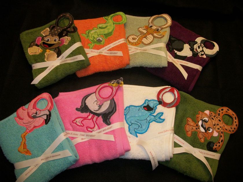 ANIMAL HANGING TOWELS HAND TOWEL  