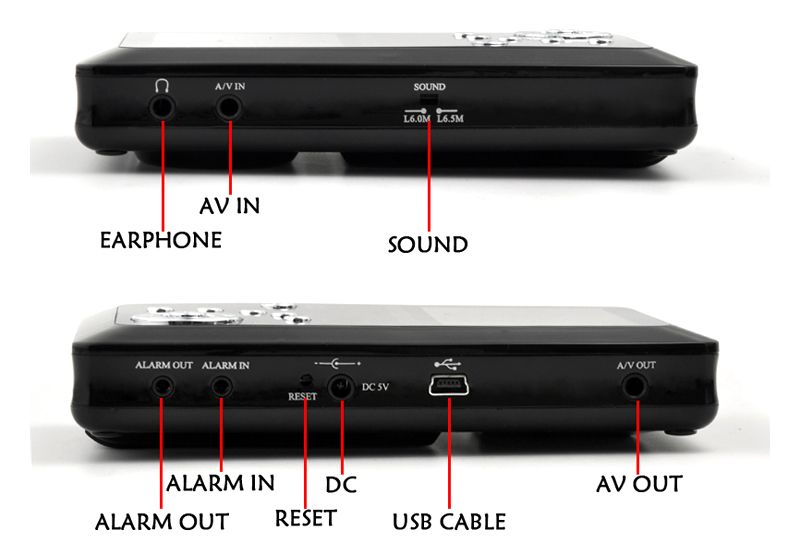   cable records video to included dvr 2 5 inch wireless viewscreen