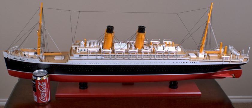 RMS EMPRESS OF IRELAND 40 wood model ship British boat  