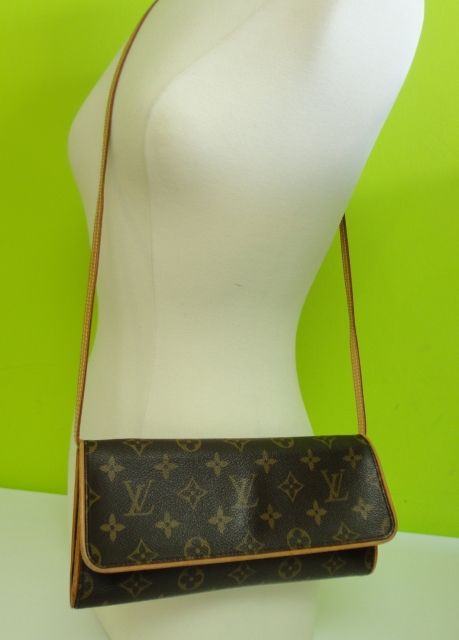 LOUIS VUITTON Monogram POCHETTE TWIN GM Shoulder bag M51852 LV Clutch 