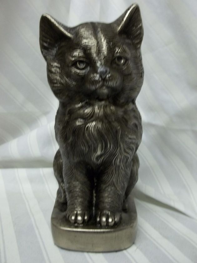 Sweet Kitty Cat~~Aluminum Cremation Pet Urn~~28 lbs  