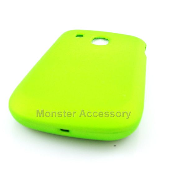 Green Hard Case Snap On Cover For Tracfone LG500g  