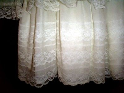 VINTAGE CLAIRE B. SCHWARTZ OFF WHITE DESIGNER DRESS 6  