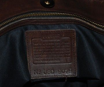 Coach Large Tribeca Hobo Mahogany Brown 9079 Leather Shoulder Bag 