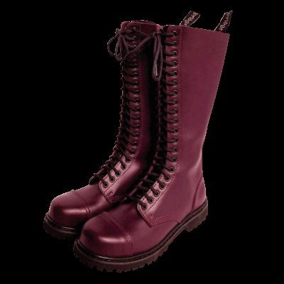 10 30 hole Burgundy KB Boots Rangers Skinhead Oi Punk  