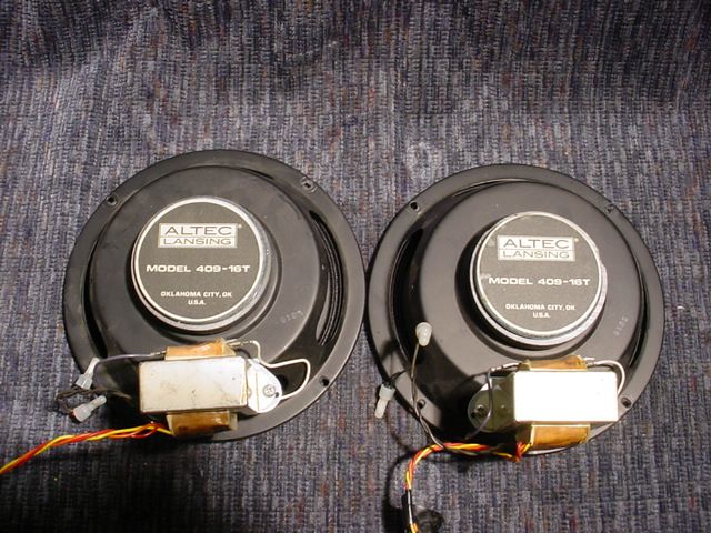 Pair of Altec 8 Coaxial/Duplex Speakers 409 16T Model  