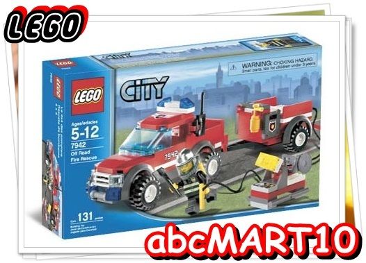 LEGO 7942 City Emergency Off Road Fire Rescue NEW  