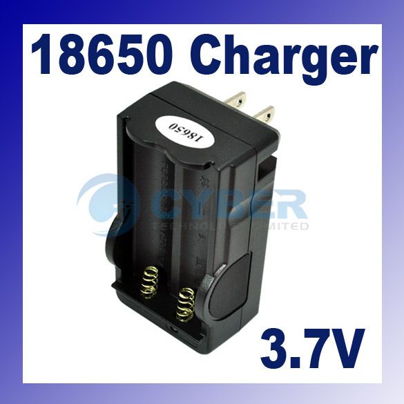 1x Charger 3.7V 18650 Recharge Battery Travel Batteries  