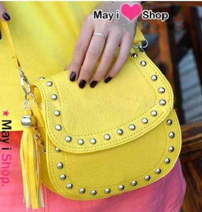 New Studded Business Women Messenger Crossbody Bag #36  