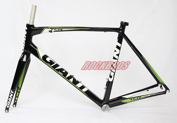 2012 GIANT Road Bike TCR Aluminum Frame Carbon Fork 555mm Size L GREEN 