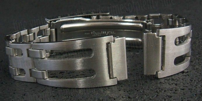 Unused Vintage Watch Band NOS 13mm Seiko DeLuxe Rally Ladies Stainless 