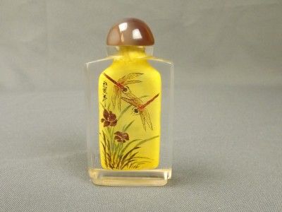 Antique Chinese Inside Painted Glass Snuff Bottle  