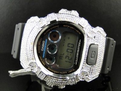 SHOCK/G SHOCK 6900 MENS White DIAMOND WATCH JOE RODEO  