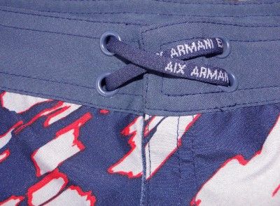   ARMANI EXCHANGE Reversible SWIM Suit SURF Board SHORTS Trunks L  