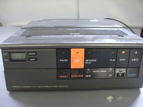 JVC VIDEO CASSETTE RECORDER BR 1600U  