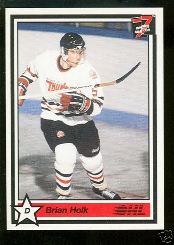 NIAGARA FALLS THUNDER BRIAN HOLK HAMILTON HKY CARD  