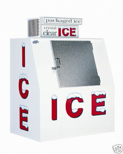 Leer Model 40 Slant Outdoor Ice Merchandiser  