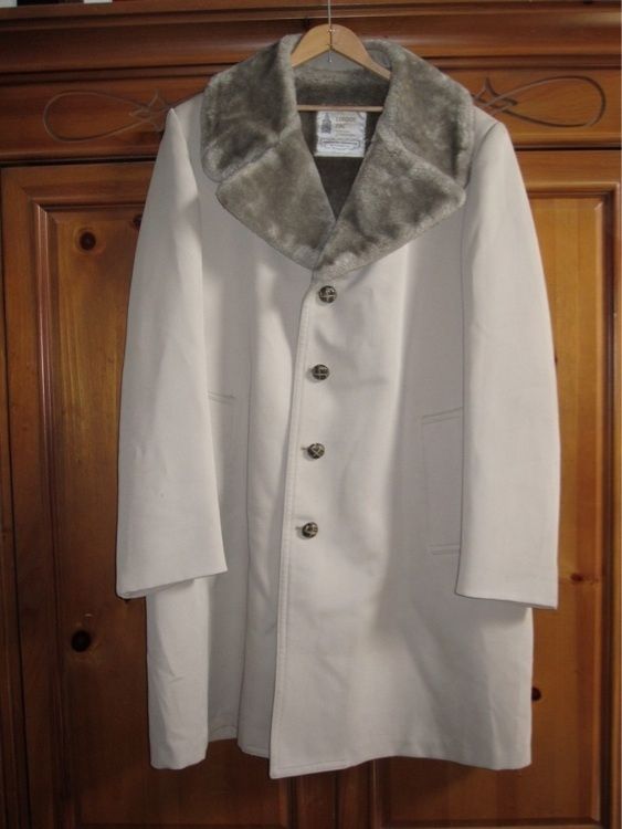 London Fog 42 Long Trench Rain Coat Khaki Lined  