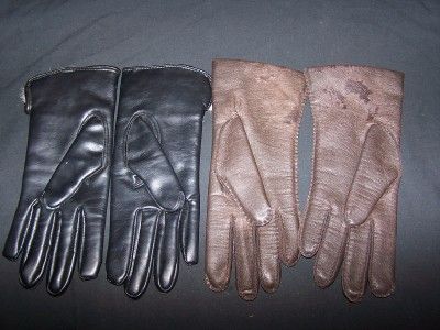 Vintage 6 Pair Womens Gloves Rabbit Fur Isotoner NICE  