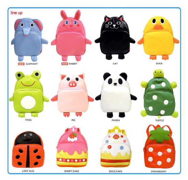 15 Pattern Baby Kid Child Animal Zoo Backpack Schoolbag  