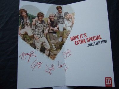   ONE DIRECTION 1D ~ RELATION, AGE and OPEN Birthday Card FAB Graphics