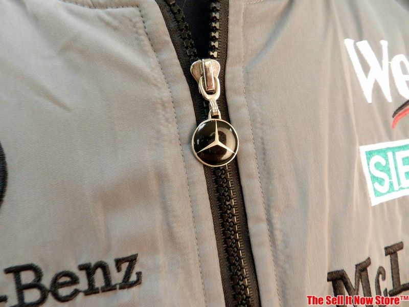 MCLAREN WARSTEINER MOBIL MICHELIN MERCEDES BENZ MENS RACING JACKET 