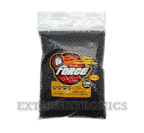 5000 P Force Black ELITE 6mm .20g .20 g Airsoft BB BBs  