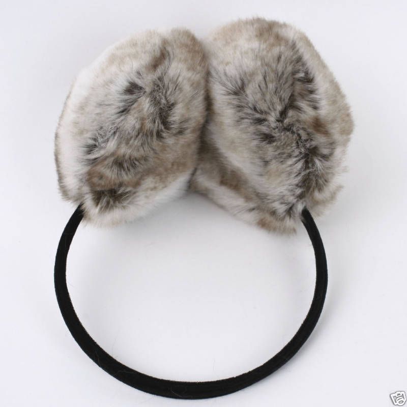 A1786 WINTER BEIGE EAR MUFFS EARMUFF WARMER KOREA  