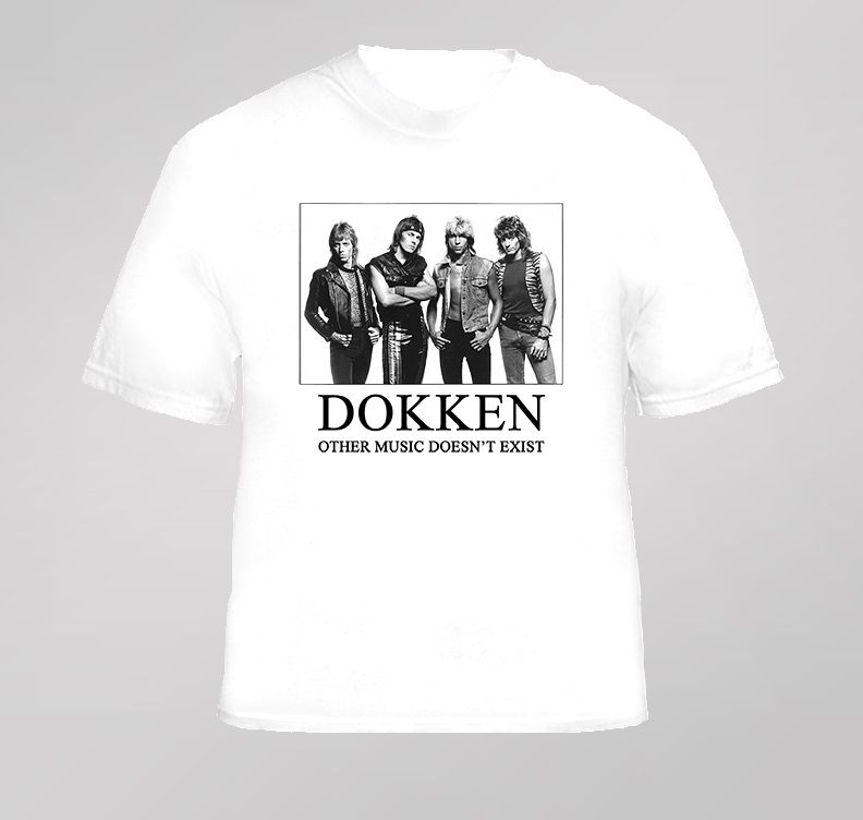 Dokken music rock 80s metal music t shirt  