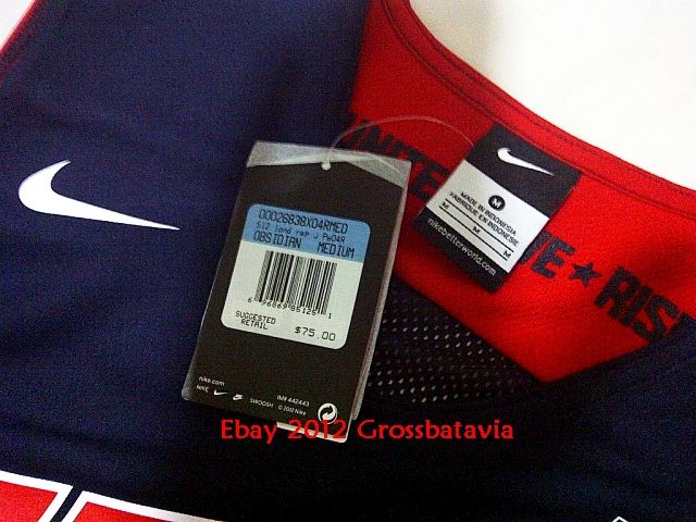 ORIGINAL BNWT NIKE 2012 TEAM USA OLYMPIC Basketball Jersey ROSE #4 XL 