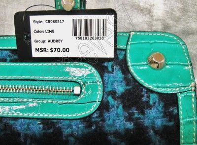 GUESS HOUNDSTOOTH TWEED FABRIC & PLEATHER HAND / SHOULDER PURSE~NWT~$ 