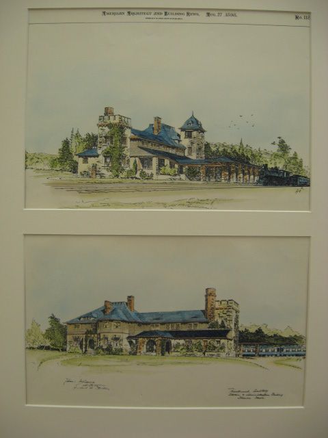  in historical hand colored architectural plans and photos. St. Croix 