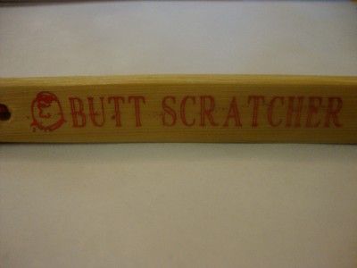 GENUINE 17 WOODEN BUTT SCRATCHER COMPLETELY UNUSED  