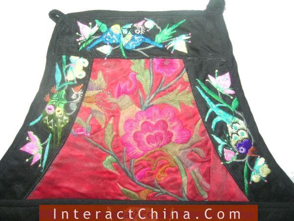 Antique Embroidery Textile Art Miao Hmong Costume #321  