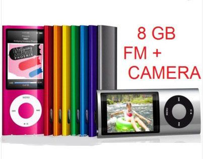 8GB 5th  MP4 MP5 Player FM CAMERA Black color  