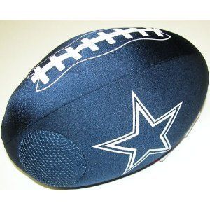 Dallas Cowboys NFL iPod Speaker Sports Football Pillow NEW  