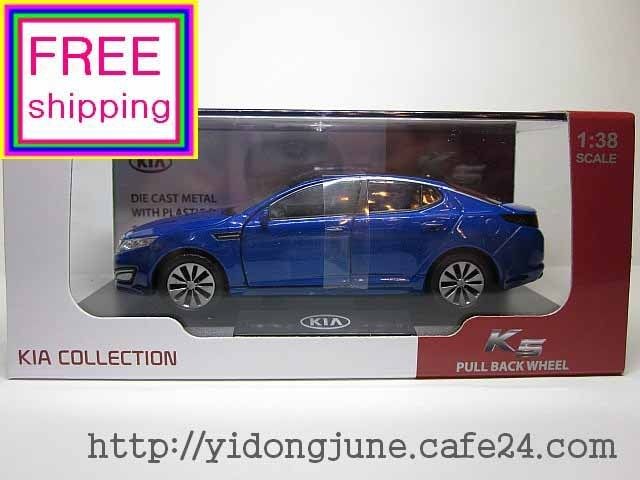 38 KIA MOTORS OPTIMA K5 BLUE license MiniCar Diecast Toys  