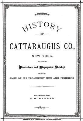 1879 Genealogy & History of Cattaraugus Co New York NY  