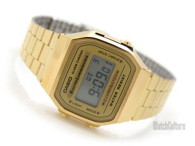 Casio Gold Retro Vintage Digital Watch A168 A168WGA A168WG 9  