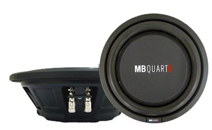 PAIR MBQUART RLP254 10 1200W Car Shallow Subwoofers  