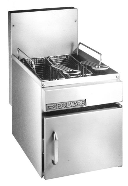 CECILWARE GF10 Commercial GAS DEEP FRYER Nat/LP 13 lbs  