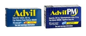 ADVIL PAIN RELIEVER   ADVIL PM   18 CHOICES  