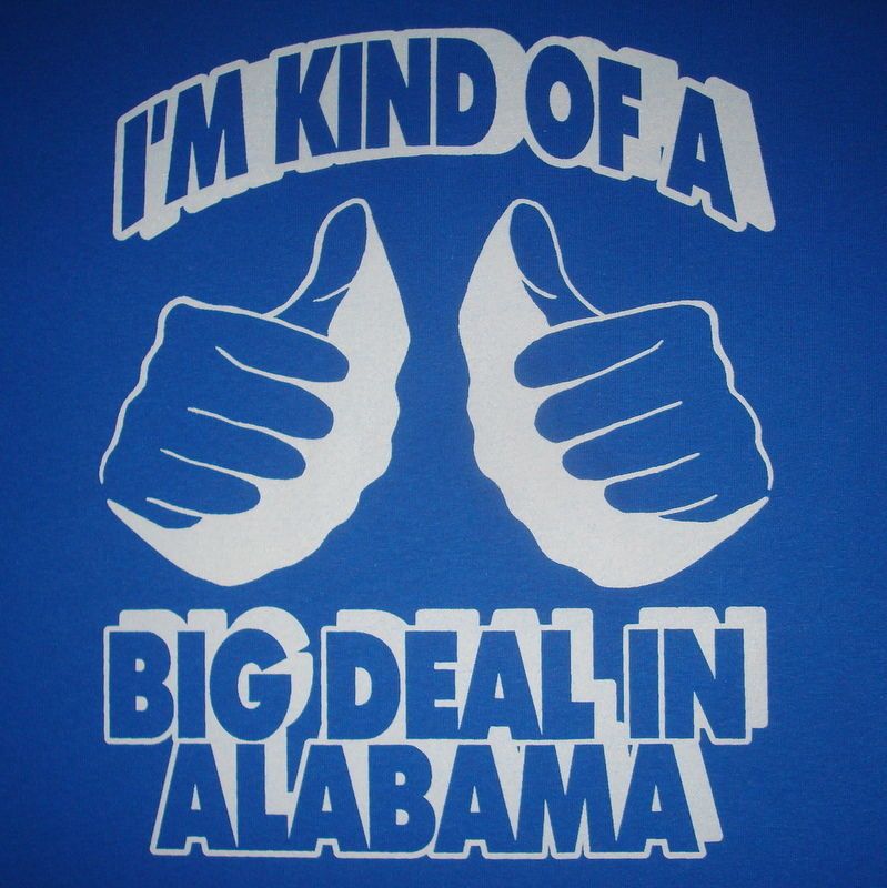 alabama funny vintage big deal college medium t shirt  