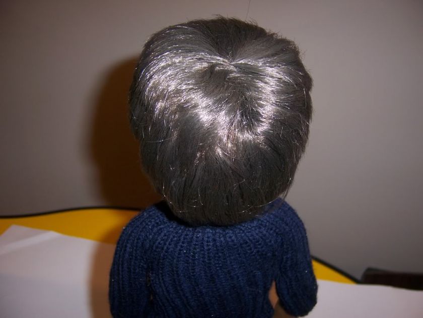 Vintage Sasha Doll Dark Black Hair Boy Gregor 1968 w/ Original Tube 