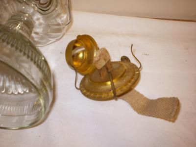 1800s,Eagle,Kero/Lamp Oil,Octagon,Pedestal,Table Lamp  